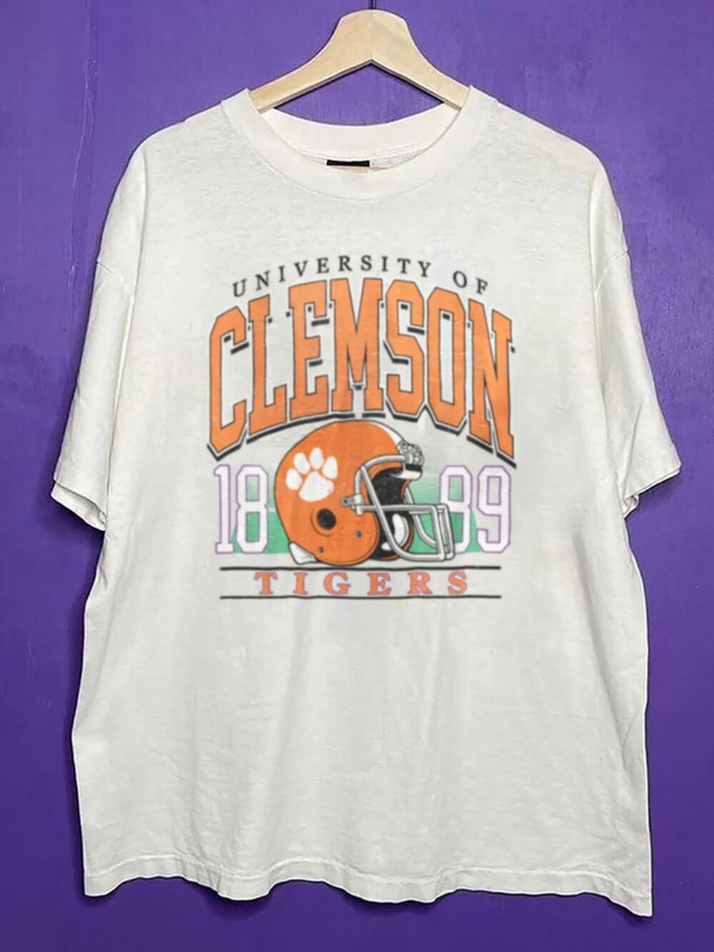 1889 Vintage University of Clemson Tigers Shirt, Clemson Tigers Football Shirt